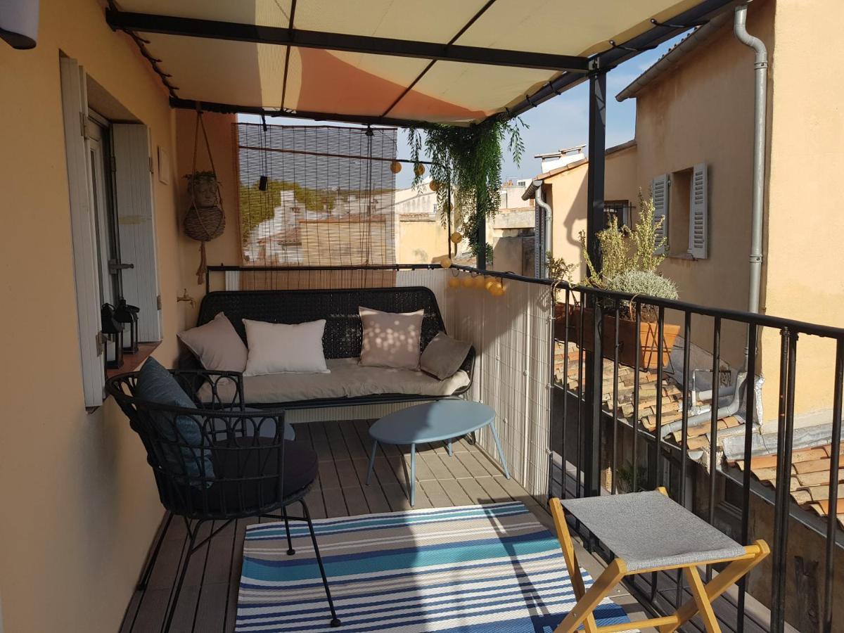 Beau Duplex Avec Terrasse - Centre Historique Lägenhet Aix-en-Provence Exteriör bild